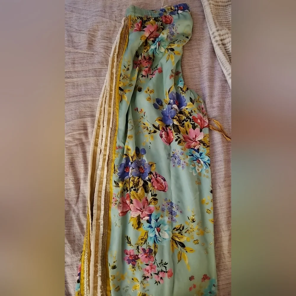 NWT Aratta Floral Wide Leg Pants - Multicolor - Picture 4 of 6